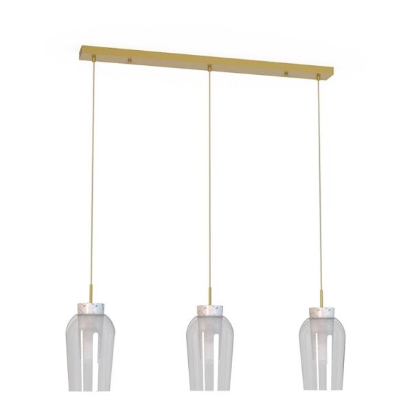 Подвесной светильник Mantra 8397 Nora Gold/blanco