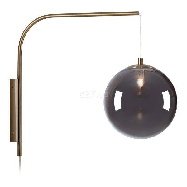 Бра Markslojd 108419 Dione Wall 1l Smoke/antique Brass