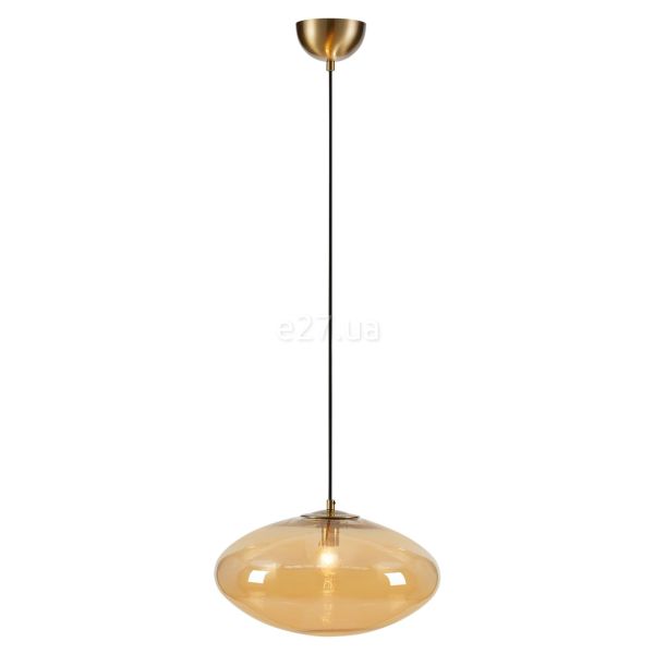 Підвісний світильник Markslojd 108441 Locus Pendant 1l Amber/brass