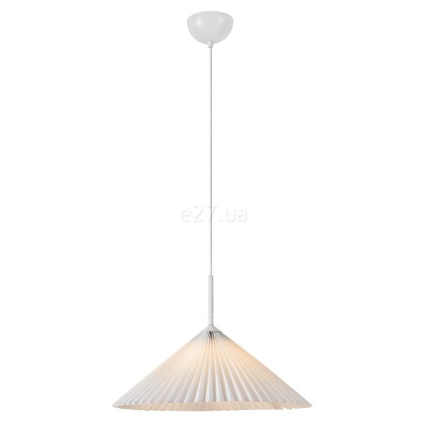 Підвісний світильник Markslojd 108711 Plisado Pendant 1l 50cm White