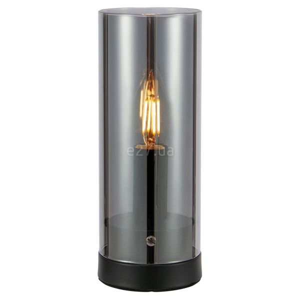 Настольная лампа Markslojd 108718 Post Table 1l 9cm Black/plated Smoke