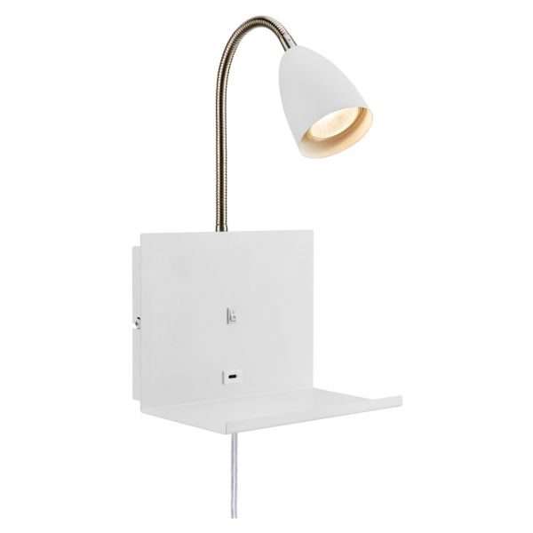 Бра Markslojd 108856 CUARTO Wall 1L White