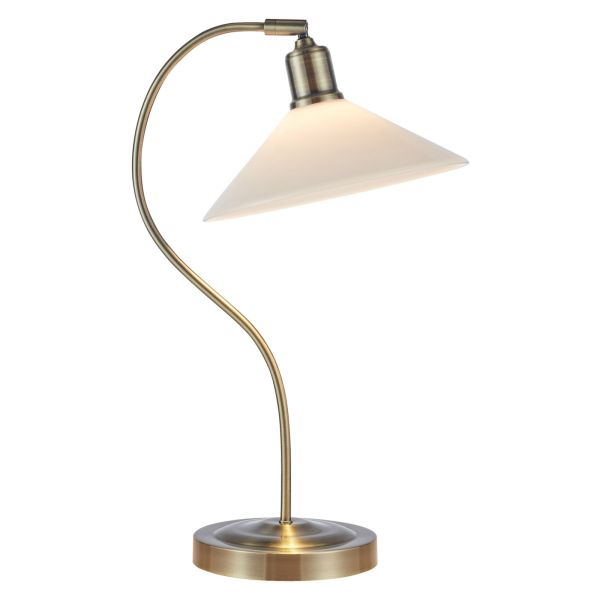 Настольная лампа Markslojd 108863 VELA Table 1L Antique Brass/Shiny White