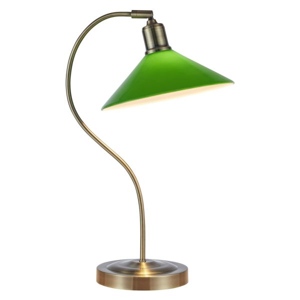Настольная лампа Markslojd 108864 VELA Table 1L Antique Brass/Green