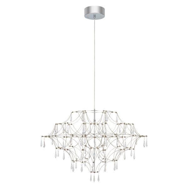 Люстра Markslojd 108870 EFESOS Chandelier 80cm Steel/Clear