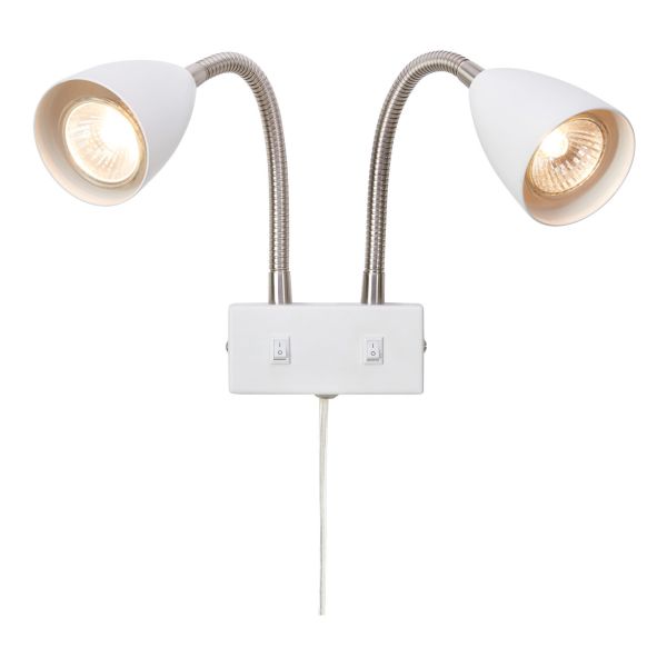 Бра Markslojd 108900 CIRO Wall 2L White/Steel