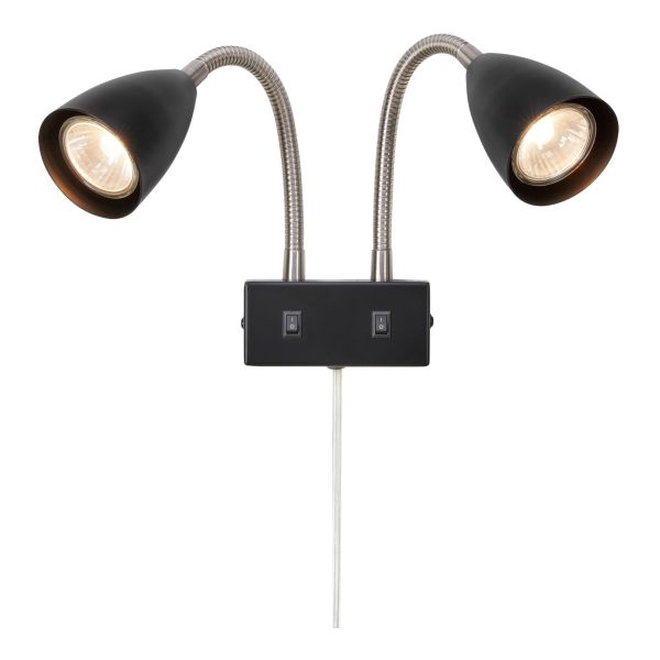 Бра Markslojd 108901 CIRO Wall 2L Black/Steel
