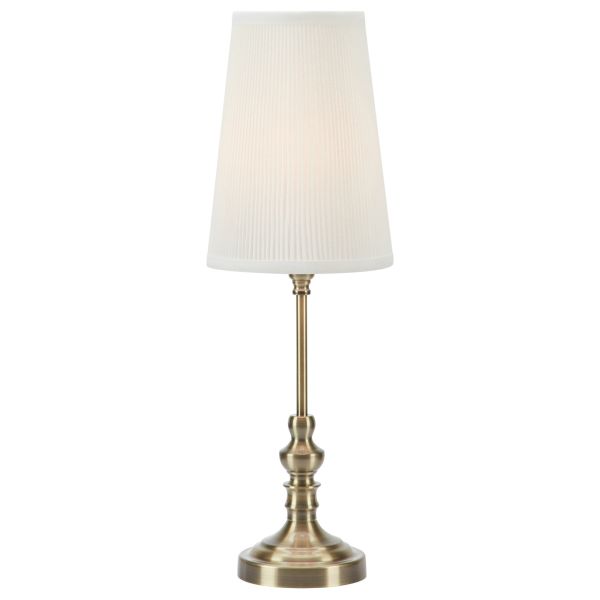 Настільна лампа Markslojd 108969 NOBLE Table 1L 56cm Offwhite/Antique Brass