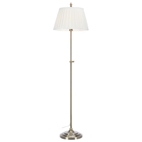 Торшер Markslojd 108972 OXFORD Floor 1L Offwhite/Antique  Brass