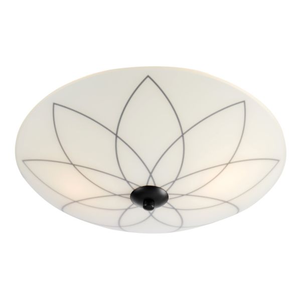 Люстра Markslojd 109131 LIA Plafond 2L White/Black