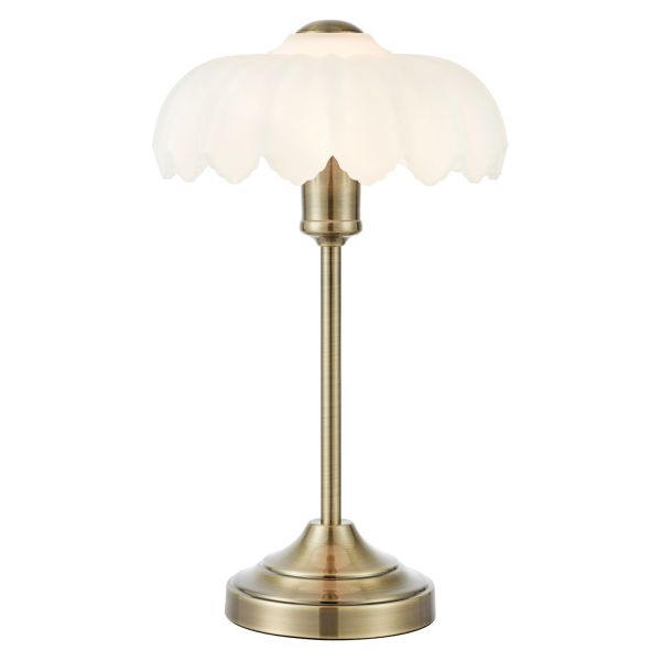 Настольная лампа Markslojd 109179 KURAGE Table 1L Antique Brass/White