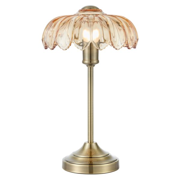 Настольная лампа Markslojd 109180 KURAGE Table 1L Antique Brass/Amber