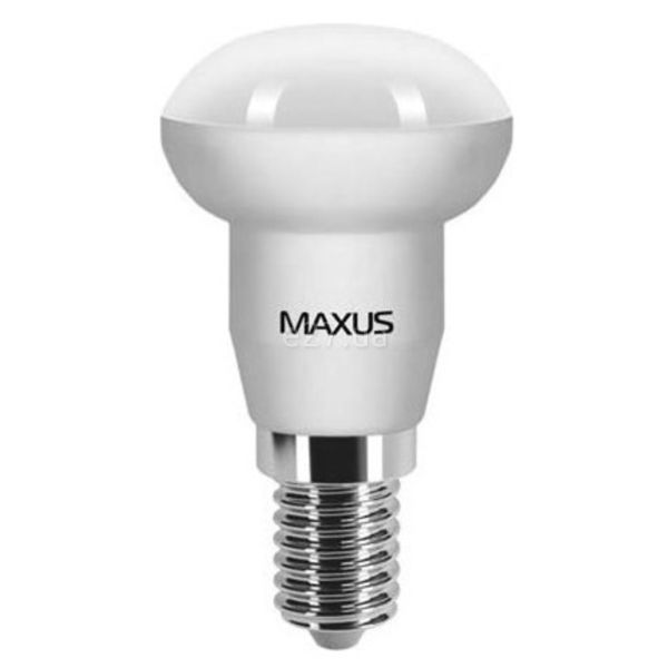 Лампа світлодіодна Maxus 1-LED-248 потужністю 3W. Типорозмір — R39 з цоколем E14, температура кольору — 4100K