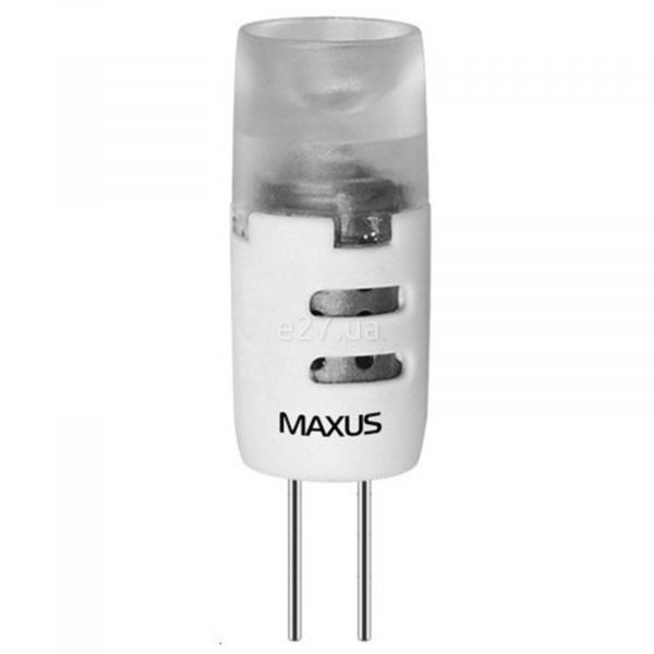 Лампа світлодіодна Maxus 1-LED-277 потужністю 1.5W. Типорозмір — Трубка з цоколем G4, температура кольору — 3000K