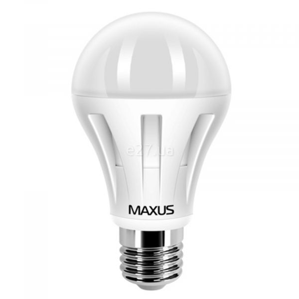 Лампа світлодіодна Maxus 1-LED-285 потужністю 12W. Типорозмір — A60 з цоколем E27, температура кольору — 3000K