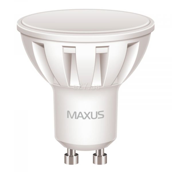 Лампа світлодіодна Maxus 1-LED-294 потужністю 5W. Типорозмір — MR16 з цоколем GU10, температура кольору — 4100K
