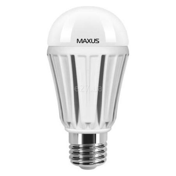 Лампа светодиодная Maxus 1-LED-336 мощностью 12W. Типоразмер — A60 с цоколем E27, температура цвета — 4100K