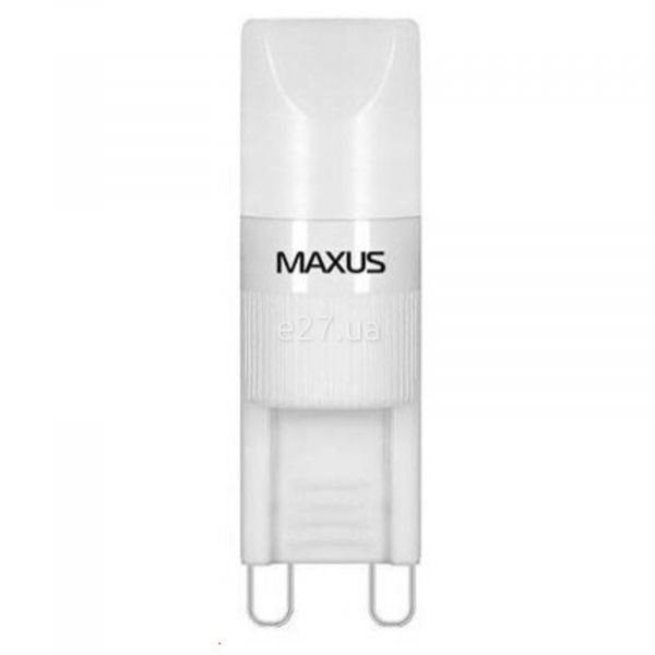 Лампа світлодіодна Maxus 1-LED-337-T потужністю 2W. Типорозмір — Трубка з цоколем G9, температура кольору — 3000K