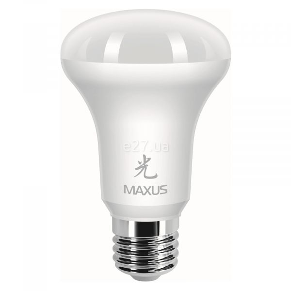 Лампа світлодіодна Maxus 1-LED-363 потужністю 7W з серії Sakura. Типорозмір — R39 з цоколем E27, температура кольору — 3000K