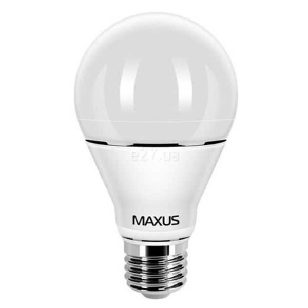 Лампа светодиодная Maxus 1-LED-370 мощностью 10W. Типоразмер — A60 с цоколем E27, температура цвета — 4100K