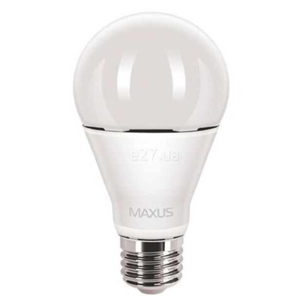 Лампа светодиодная Maxus 1-LED-378 мощностью 12W. Типоразмер — A65 с цоколем E27, температура цвета — 4100K