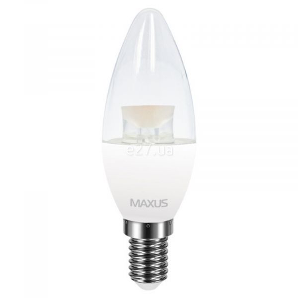 Лампа светодиодная Maxus 1-LED-5314 мощностью 4W. Типоразмер — C37 с цоколем E14, температура цвета — 4100K