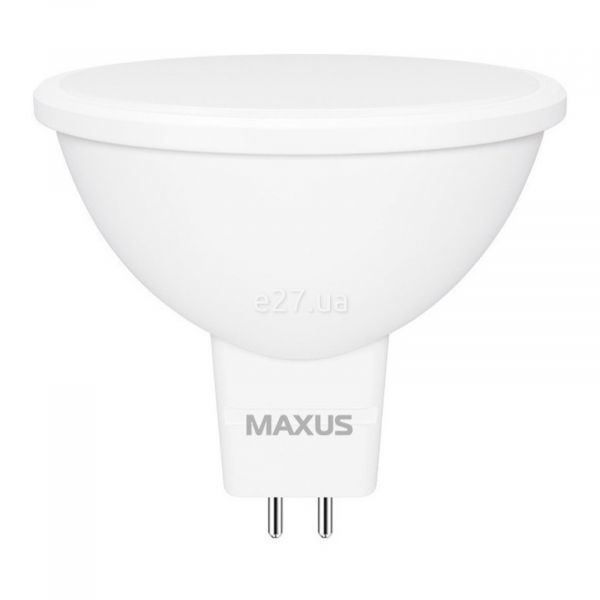 Лампа светодиодная Maxus 1-LED-722 мощностью 7W. Типоразмер — MR16 с цоколем GU5.3, температура цвета — 4100K