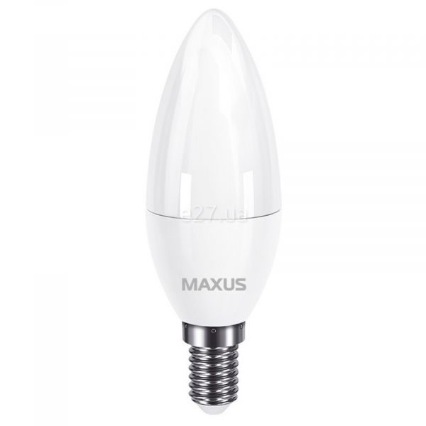 Лампа светодиодная Maxus 1-LED-731 мощностью 5W. Типоразмер — C37 с цоколем E14, температура цвета — 3000K