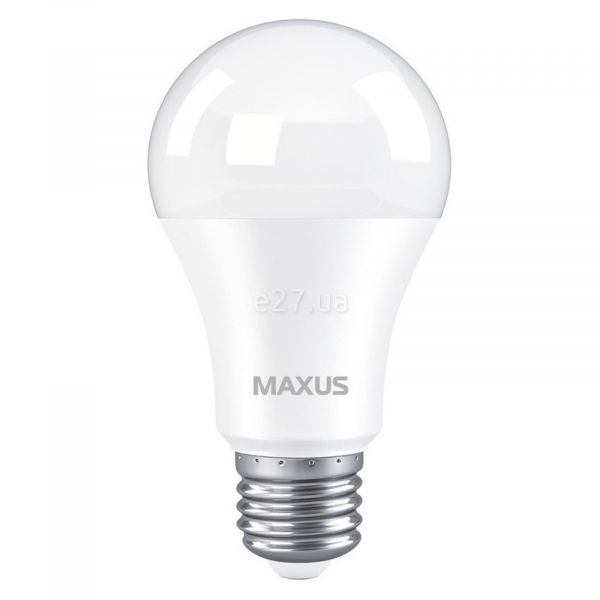 Лампа светодиодная Maxus 1-LED-775 мощностью 10W. Типоразмер — A60 с цоколем E27, температура цвета — 3000K