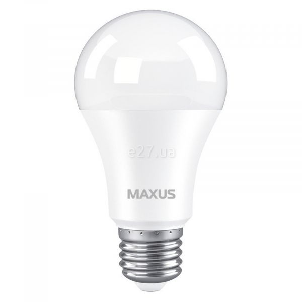 Лампа светодиодная Maxus 1-LED-776 мощностью 10W. Типоразмер — A60 с цоколем E27, температура цвета — 4100K