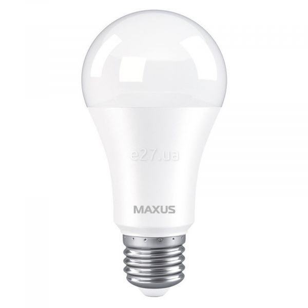 Лампа светодиодная Maxus 1-LED-777 мощностью 12W. Типоразмер — A60 с цоколем E27, температура цвета — 3000K