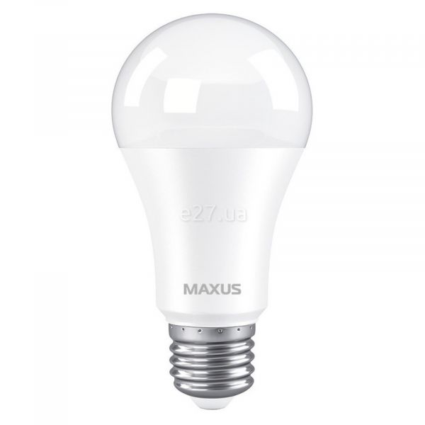 Лампа светодиодная Maxus 1-LED-778 мощностью 12W. Типоразмер — A60 с цоколем E27, температура цвета — 4100K