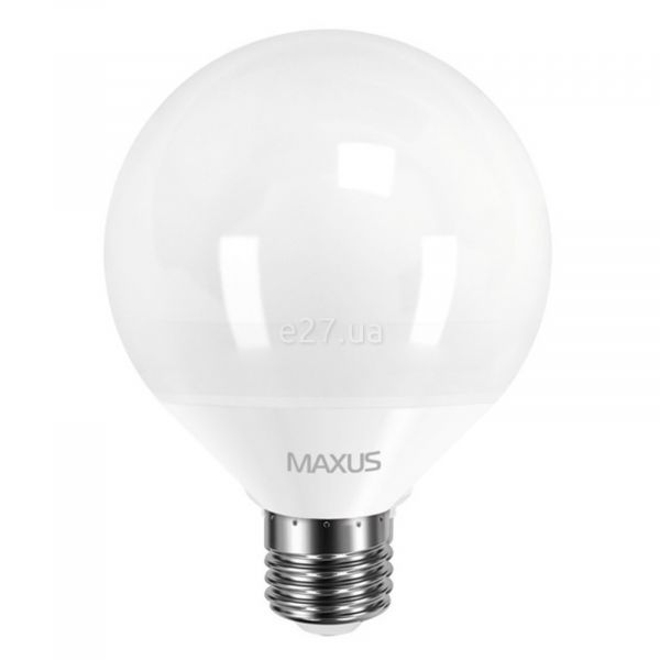 Лампа светодиодная Maxus 1-LED-901 мощностью 12W. Типоразмер — G95 с цоколем E27, температура цвета — 3000K