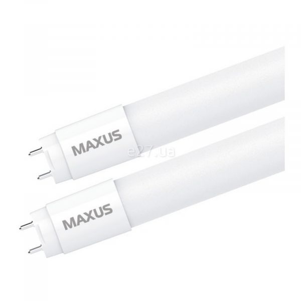 Лампа світлодіодна Maxus 1-LED-T8-060M-0840-07 потужністю 8W з серії Fiberplast. Типорозмір — T8 з цоколем G13, температура кольору — 4000K