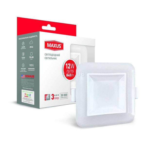 Точковий світильник Maxus 1-MAX-01-3-SDL-12-S
