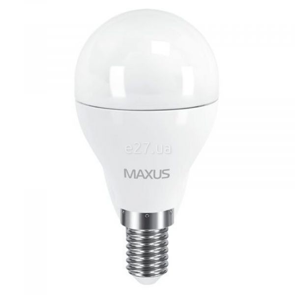 Лампа светодиодная Maxus 2-LED-543 мощностью 6W. Типоразмер — G45 с цоколем E14, температура цвета — 3000K. В наборе 2шт.