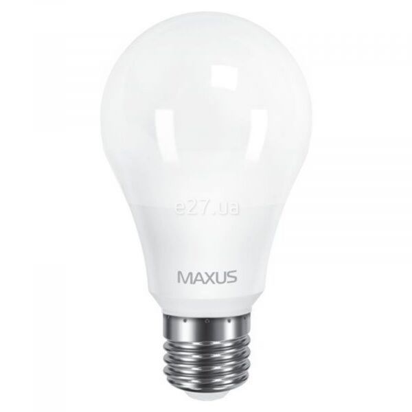 Лампа светодиодная Maxus 2-LED-561-01 мощностью 10W. Типоразмер — A60 с цоколем E27, температура цвета — 3000K. В наборе 2шт.