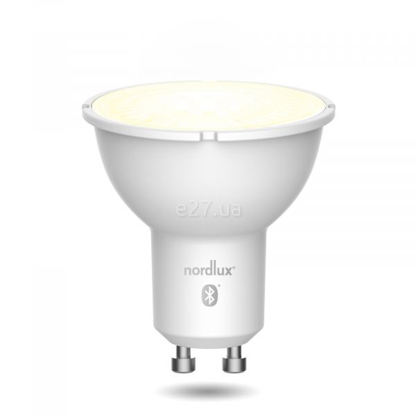 Лампа світлодіодна Nordlux 2070041000 потужністю W з серії Smart. Типорозмір — MR16 з цоколем GU10, 