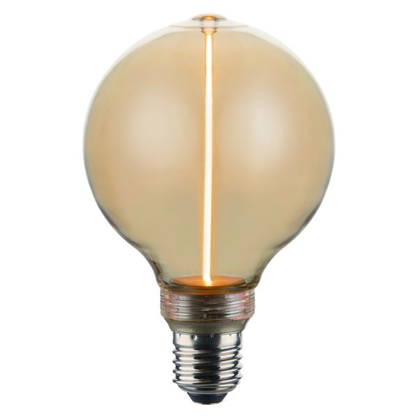 Лампа светодиодная  диммируемая Nordlux 2580022727 мощностью 4W. Типоразмер — G95 с цоколем E27, температура цвета — 1800К