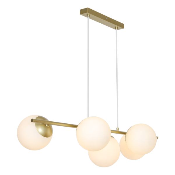 Підвісний світильник Nordlux 2612623035 Lilly 5-spot | Pendant | Brass