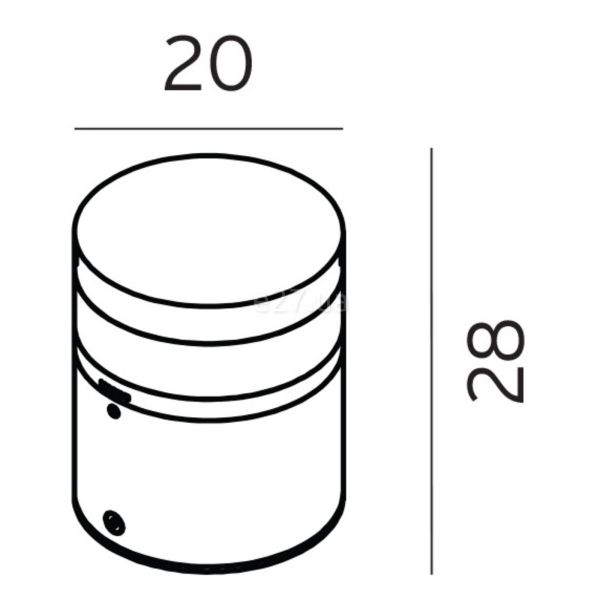 Розміри товару Norlys 1248GR Stavanger, габарити