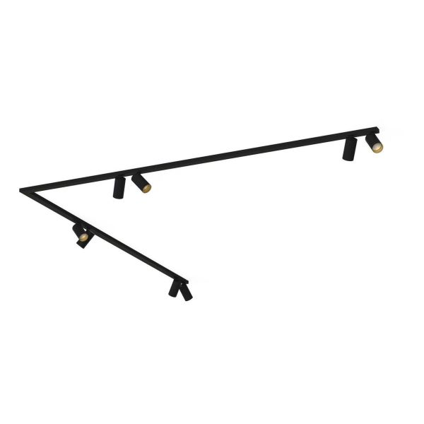 Спот Nowodvorski 7702 Mono Corner VIII 2X200 Black/Gold