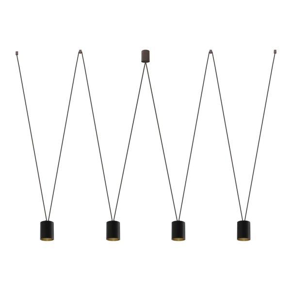 Люстра Nowodvorski 7814 More Tone IV Black/Gold