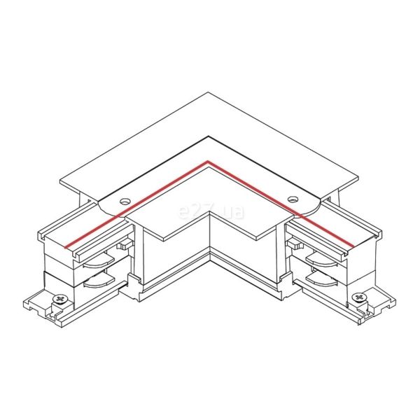 Изображение с информацией о товаре Nowodvorski 8230 Recessed Track CTLS Recessed Power L Connector Right (L-R)