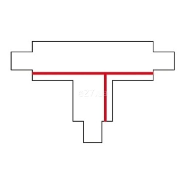 Изображение с информацией о товаре Nowodvorski 8238 Recessed Track CTLS Recessed Power T Connector Left 2 (T-L2)