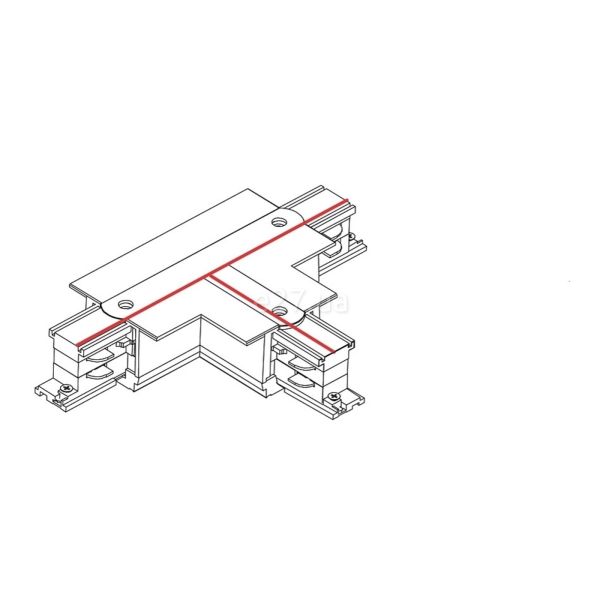 Изображение с информацией о товаре Nowodvorski 8245 Recessed Track CTLS Recessed Power T Connector Right 1 (T-R1)