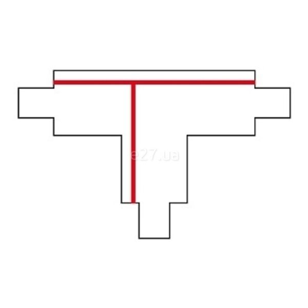 Зображення з інформацією про товар Nowodvorski 8681 Recessed Track CTLS Recessed Power T Connector Right 2 (T-R2)