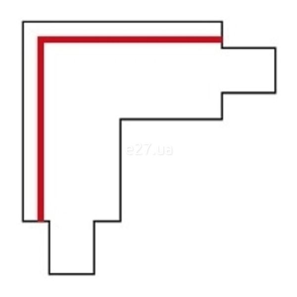 Изображение с информацией о товаре Nowodvorski 8683 Recessed Track CTLS Recessed Power L Connector Left (L-L)