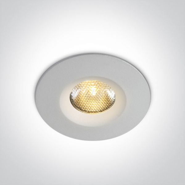 Точковий світильник One Light 10103M/W/W The IP65 Bathroom Range