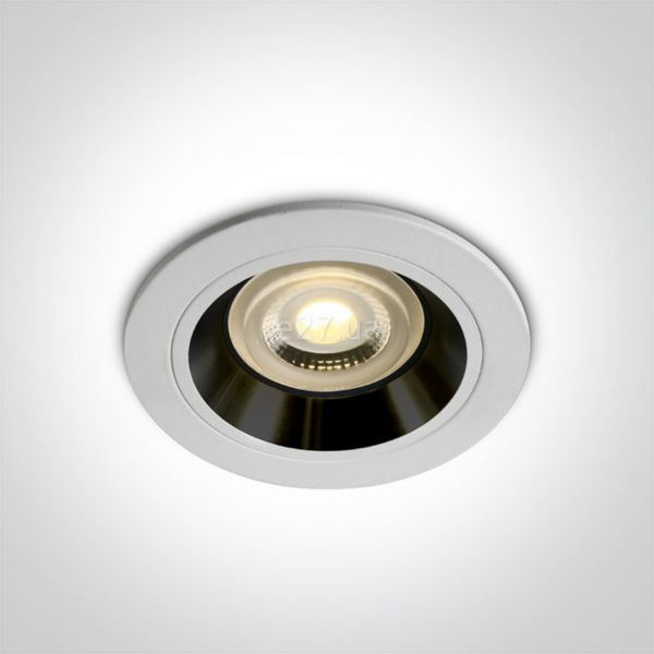 Точечный светильник One Light 10105ALG/W/B The Dark Light Dual Ring Range Aluminium